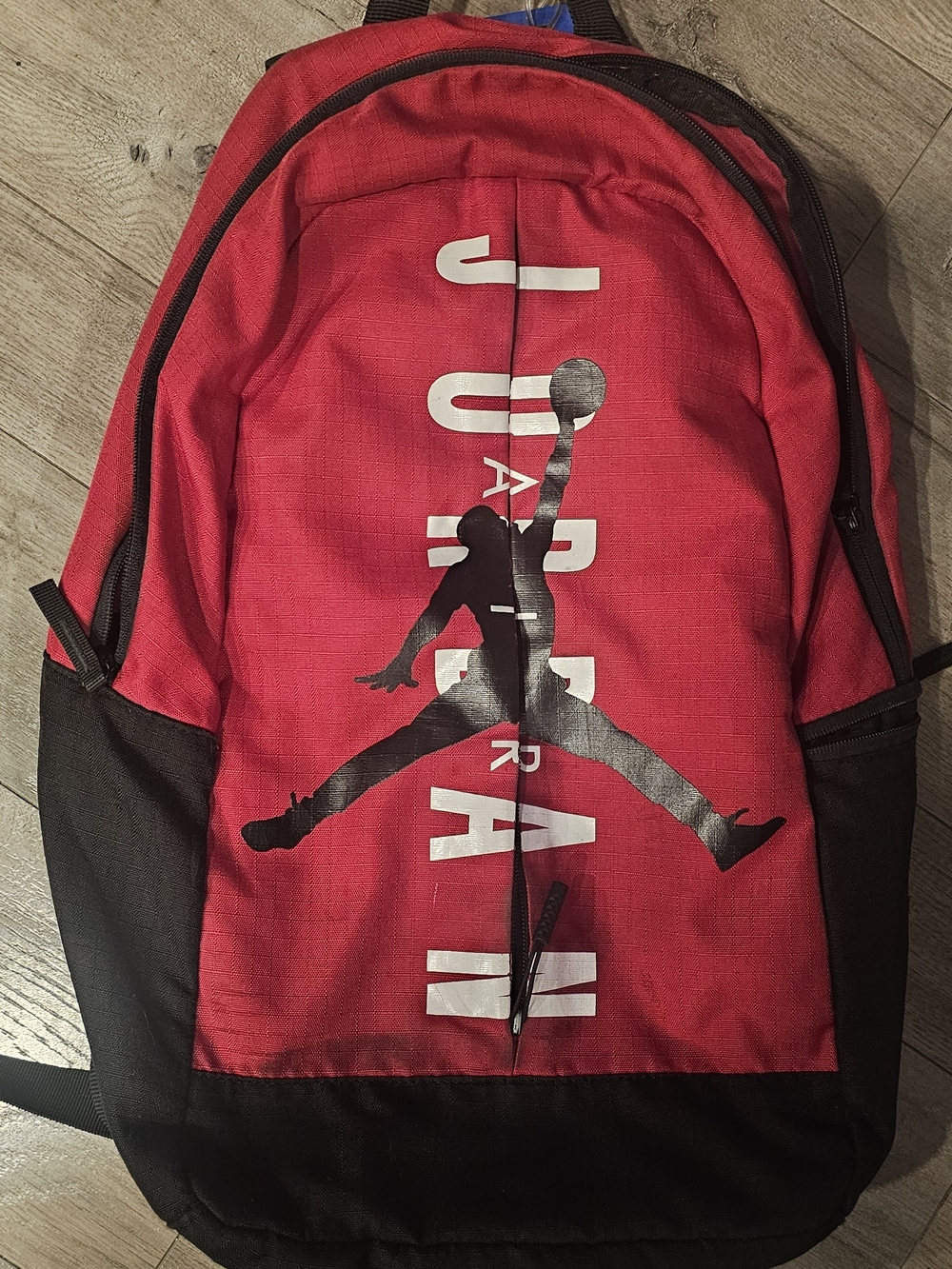 Jordan Red and Black Backpack with Jumpman Logo